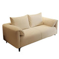 KIBONCY Farbiges Cord-Sofa Mit Massivholzrahmen 200cm