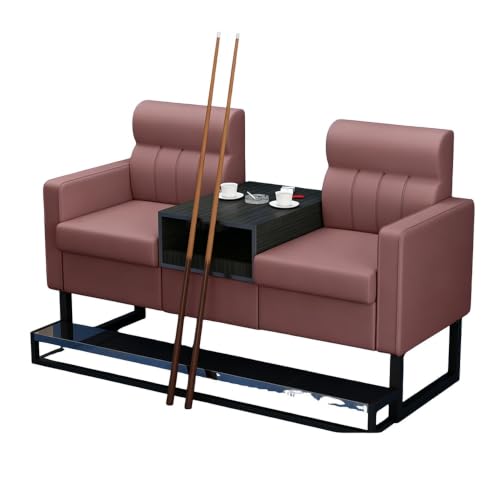 KIBONCY 2-Sitzer Billard Zuschauersofa 30 kg Lederoptik K