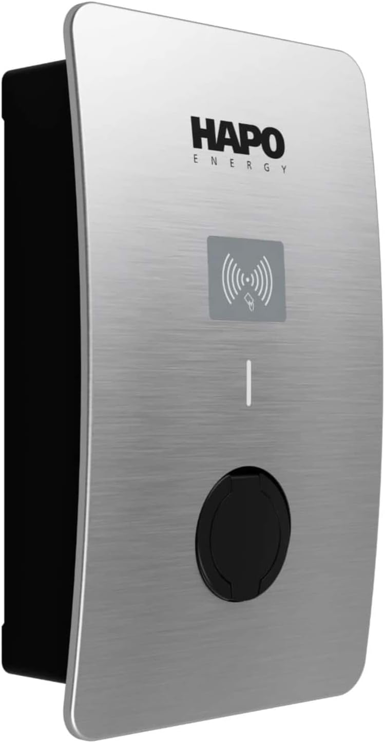 Hapo Energy Wallbox 22 kW Typ 2 Steckdose Ladestation OCPP PV Schwarz