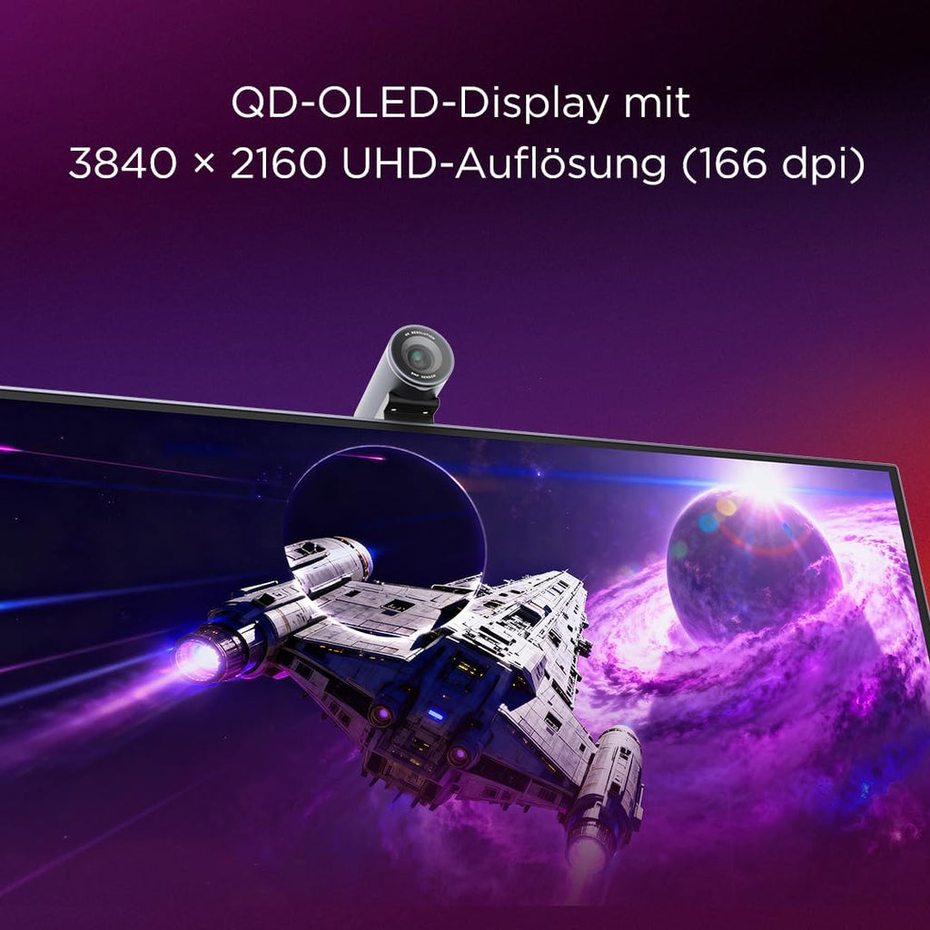 Lenovo Yoga Pro 27UD-10 26.5 Zoll QD-OLED 4K Monitor 120Hz 0.03ms HDMI 2.1 USB-C Schwarz