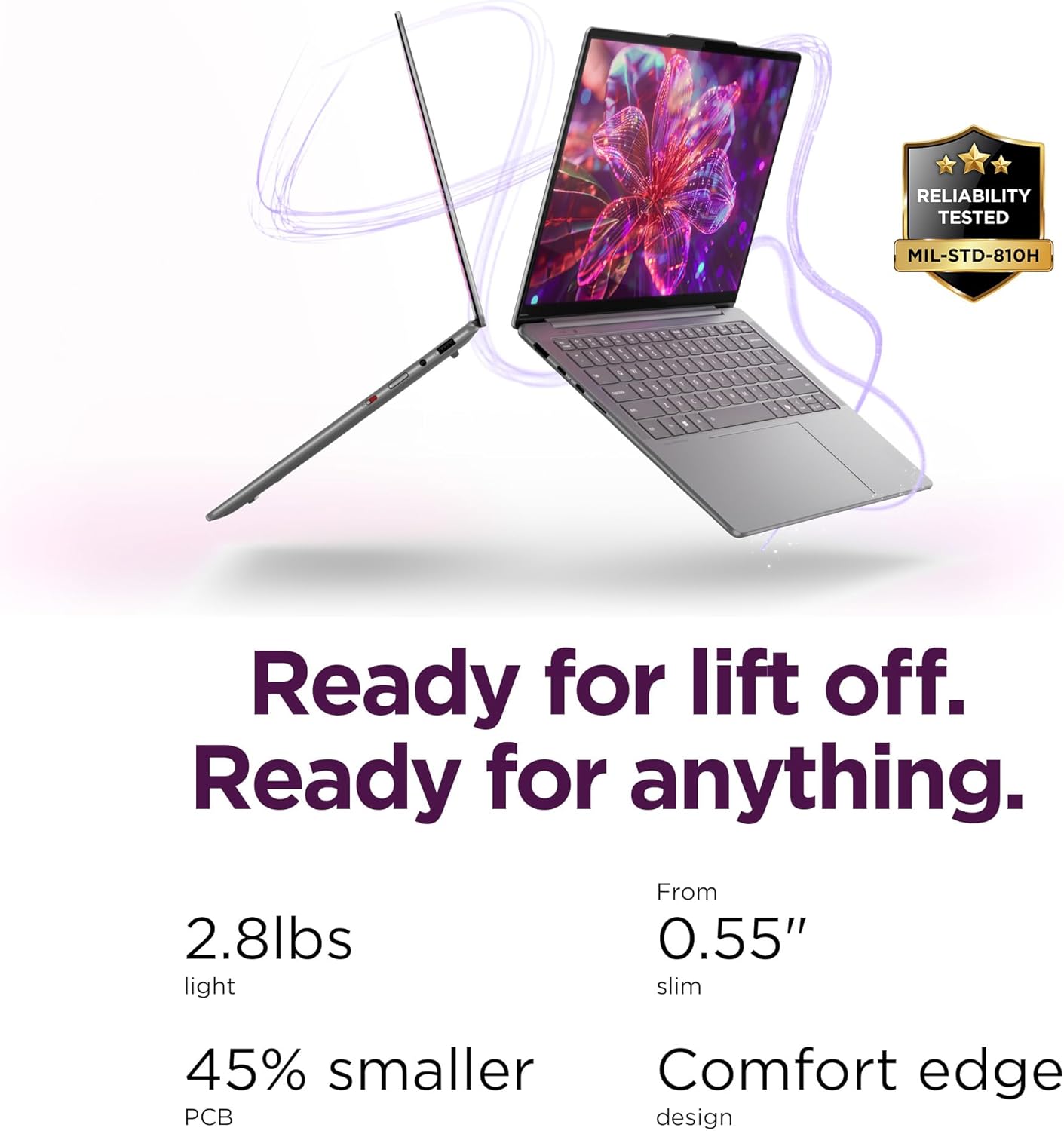 Lenovo Slim 7i 2025 14 Zoll WUXGA Touch Laptop Core Ultra 7 16 GB RAM 1 TB SSD Luna Grey