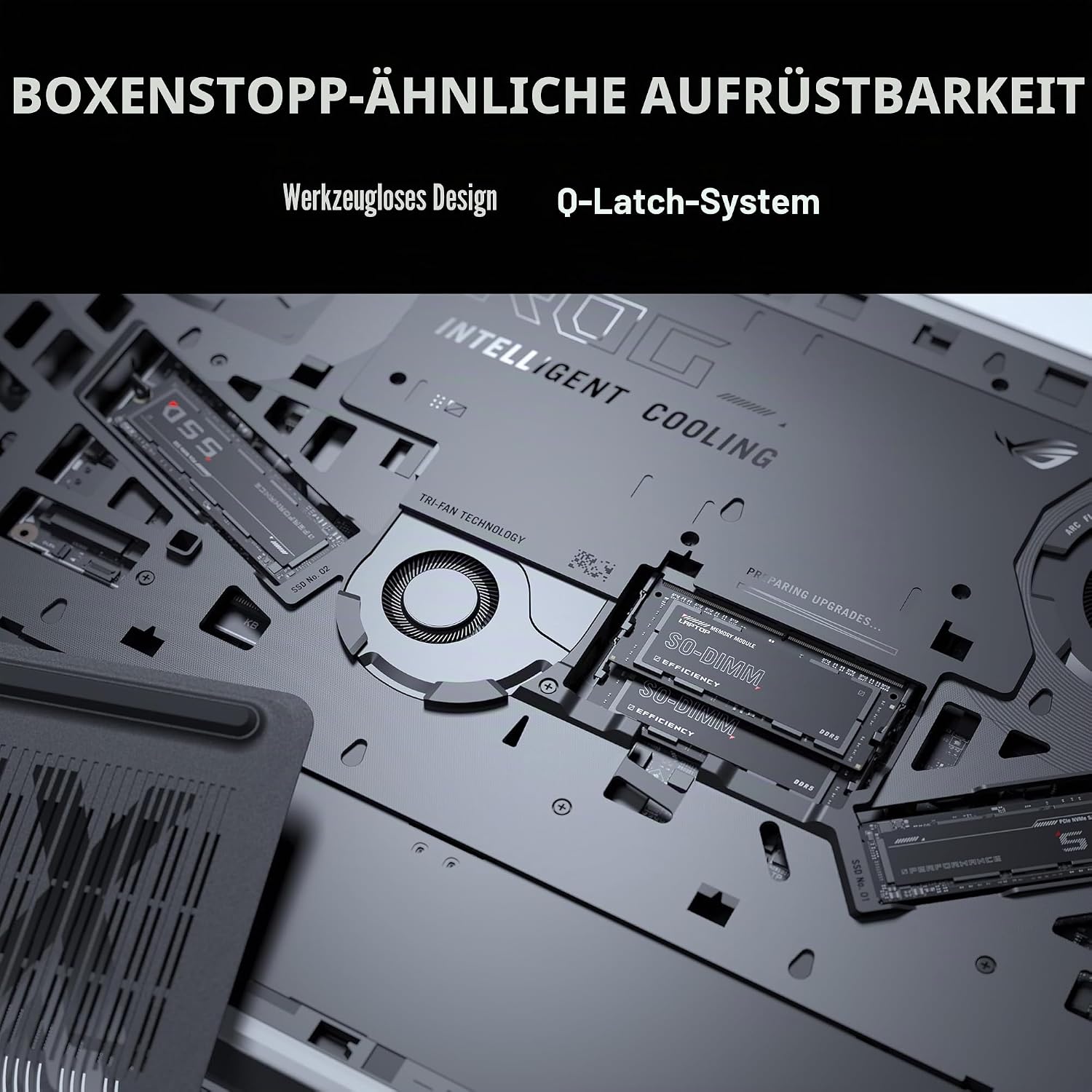 ASUS ROG Strix G16 2025 Gaming Laptop 16 Zoll FHD+ 165Hz Intel Core i7 14650HX RTX 5060 16GB DDR5 1TB SSD Wi-Fi 7 Windows 11