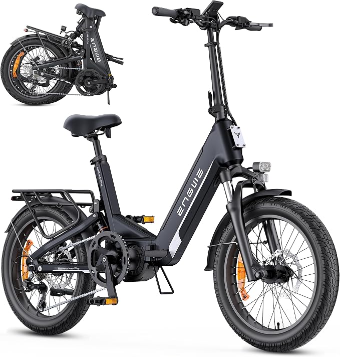 ENGWE L20 3.0 Pro E-Bike Schwarz 48V 15Ah Mittelmotor