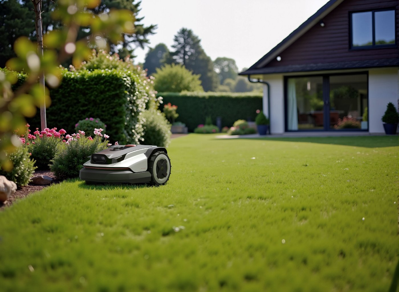 Roborock kabelloser Mähroboter RockNeo Q110 - für mittlere Rasenflächen