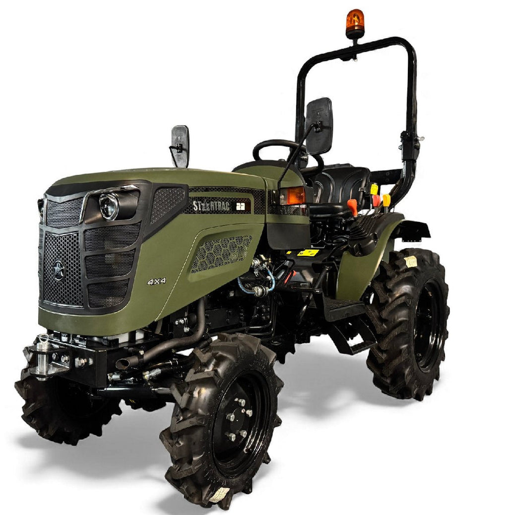 Startrac Allrad-Kleintraktor 22 Nato-Grün mit Galaxy-Garden-Pro-Bereifung