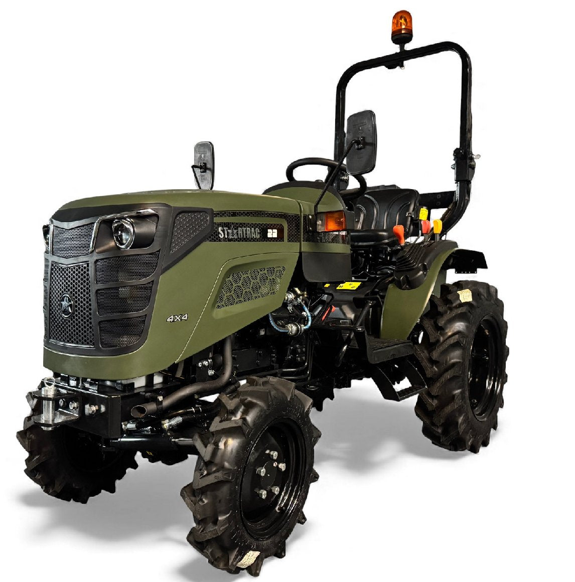 Startrac Allrad-Kleintraktor 22 Nato-Grün mit Galaxy-Garden-Pro-Bereifung