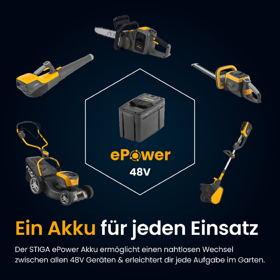 Stiga Akku-Aufsitzmäher Swift 372e mit 4 x 5 Ah Akkus und 1 x Ladegerät