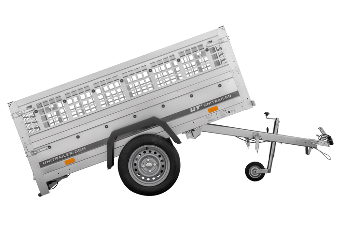Anhänger Führerschein B Garden Trailer 200 KIPP 200×106 cm 750 kg mit Laubgitteraufsatz-Neu