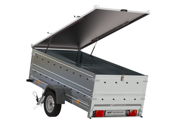 Anhänger GARDEN TRAILER 264 KIPP mit Bordwandaufsatz und Aludeckel-Neu