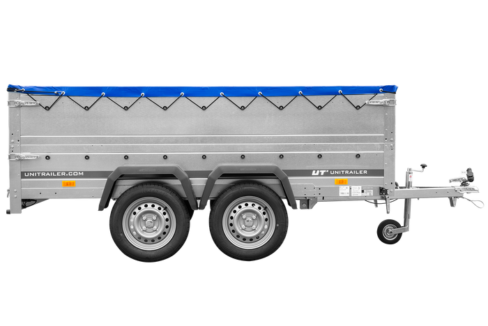 Anhänger mit zwei Achsen Garden Trailer 264/2 KIPP [inkl. zusätzliche Bordwände und Flachplane]-Neu