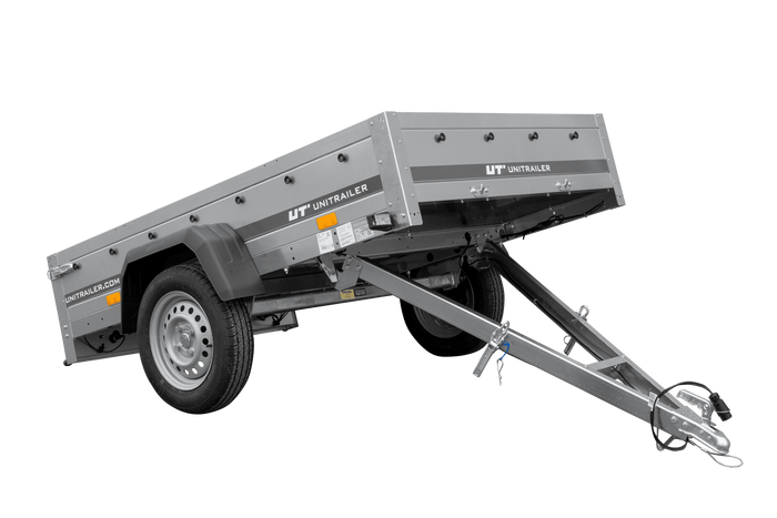 Einachsanhänger 200×125 UNITRAILER GARDEN 201 KIPP mit Gitterseitenwänden-Neu