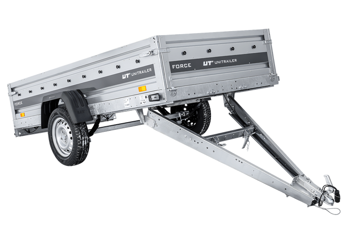 Autotransportanhänger auf Federn 264×125 UNITRAILER FORCE 264/R KIPP-Neu