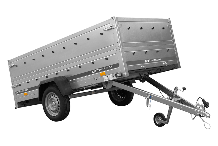 B Führerschein Anhänger GARDEN TRAILER 264 KIPP mit Bordwandaufsatz und Stützrad-Neu