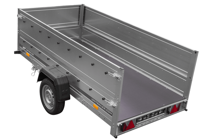 B Führerschein Anhänger GARDEN TRAILER 264 KIPP mit Bordwandaufsatz und Stützrad-Neu