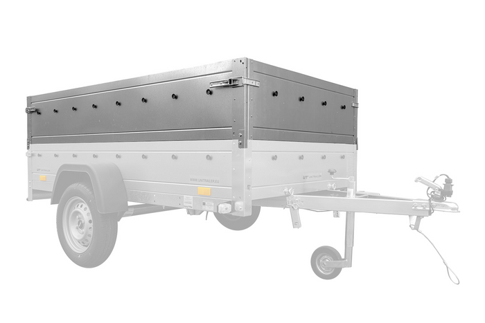 Führerschein B Anhänger GARDEN TRAILER 230 KIPP mit Stützrad, zusätzlichen Bordwänden, Hochplane und Hochspriegel H800-Neu