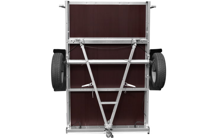 Einachsanhänger 200×125 UNITRAILER GARDEN 201 KIPP mit Gitterseitenwänden-Neu