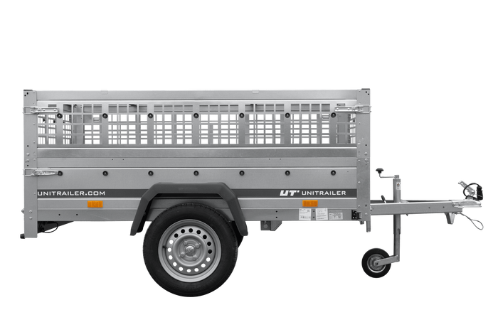 Einachsanhänger 200×125 UNITRAILER GARDEN 201 KIPP mit Gitterseitenwänden-Neu