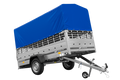 Einachsanhänger GARDEN TRAILER 264 KIPP mit Laubgitteraufsatz, Hochplane, Hochspriegel und Stützrad-Neu
