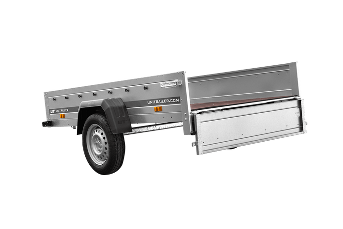 Einachsanhänger Unitrailer Garden Trailer 230 FD 230 x 125 cm mit Starrdeichsel 750 KG-Neu