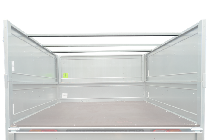 Faltbarer Pkw Anhänger Garden Trailer 230 KIPP mit zusätzlichen Bordwänden, Stützrad, Flachplane und Planenträgern]-Neu