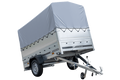 Führerschein B Anhänger GARDEN TRAILER 230 KIPP mit Stützrad, zusätzlichen Bordwänden, Hochplane und Hochspriegel H800-Neu