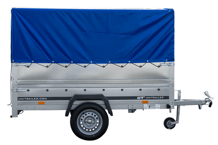 Führerschein B Anhänger GARDEN TRAILER 230 KIPP mit Stützrad, zusätzlichen Bordwänden, Hochplane und Hochspriegel H800-Neu
