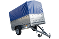 Führerschein B Anhänger GARDEN TRAILER 230 KIPP mit Stützrad, zusätzlichen Bordwänden, Hochplane und Hochspriegel H800-Neu
