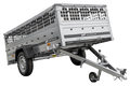 GARDEN TRAILER 264 KIPP mit Gitteraufsatz, Flachplane und Stützrad-Neu