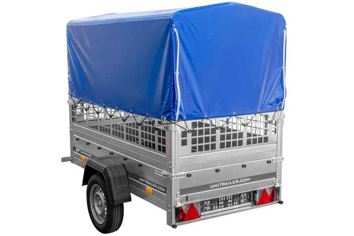 Kipp Anhänger Garden Trailer 200 KIPP mit Laubgitteraufsatz, Hochplane, Hochspriegel und Stützrad-Neu