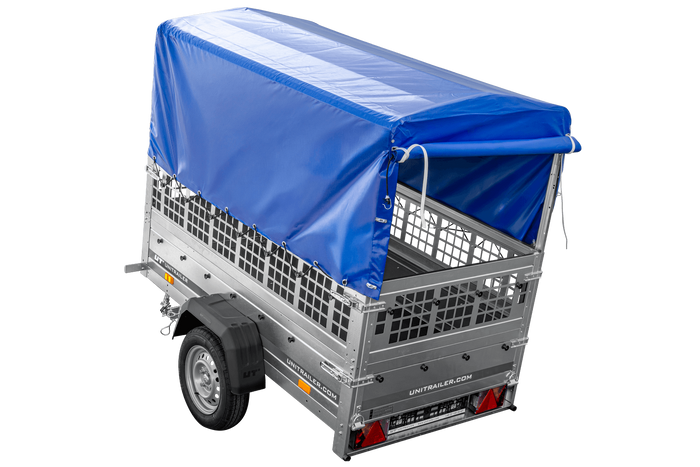 Kipp Anhänger Garden Trailer 200 KIPP mit Laubgitteraufsatz, Hochplane, Hochspriegel und Stützrad-Neu