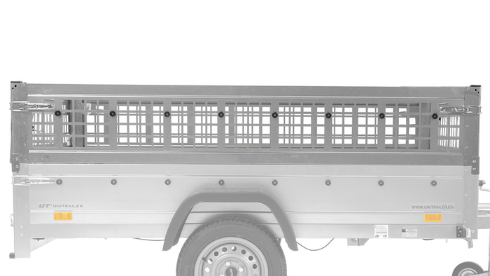 Einachser Anhänger GARDEN TRAILER 230 KIPP mit Laubgitteraufsatz und Stützrad-Neu