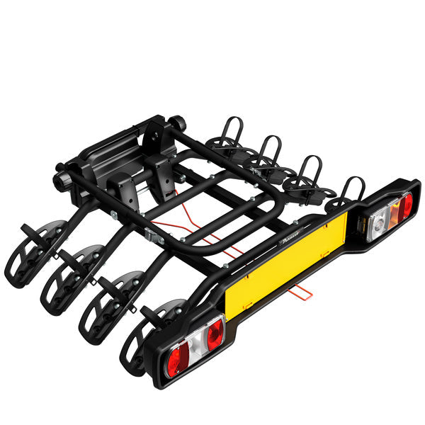 Peruzzo Parma 4 – Anhängerkupplungs-Fahrradträger für 4 Fahrräder (schwarz)-Neu