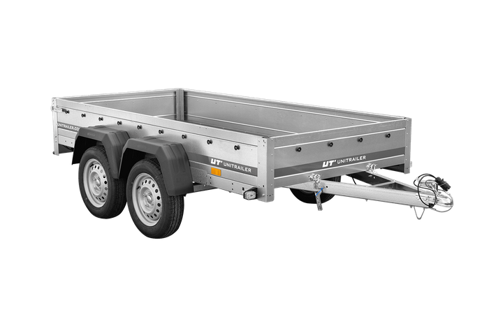 Anhänger mit zwei Achsen Garden Trailer 264/2 KIPP [inkl. zusätzliche Bordwände und Flachplane]-Neu